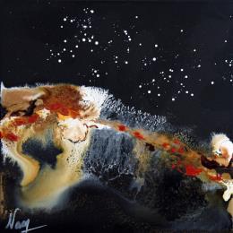 Painting C2778 by Naen | Painting Abstract Acrylic, Ink