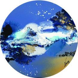 Peinture C2774 par Naen | Tableau Abstrait Acrylique, Encre