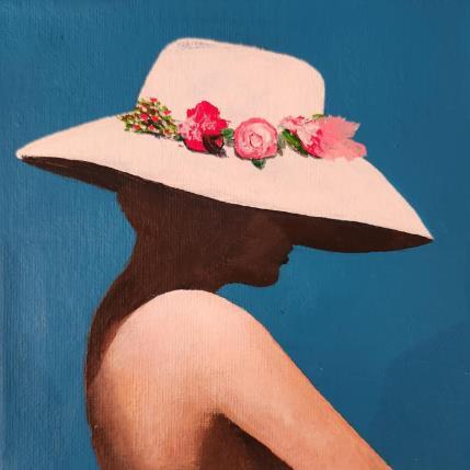 Peinture Gisèle  par Sie Evelyne | Tableau Figuratif Acrylique Scènes de vie