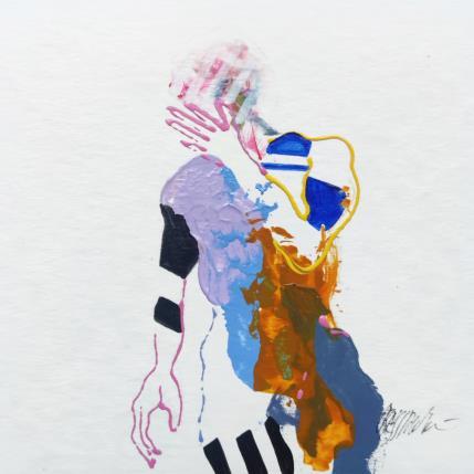 Gemälde Tu me fais rire von Cressanne | Gemälde Figurativ Acryl, Tinte Akt