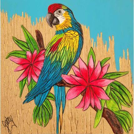 Peinture Amazone par Geiry | Tableau Matiérisme