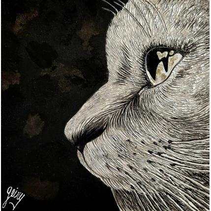 Pintura Gato platecido por Geiry | Pintura Subject matter Pop icons