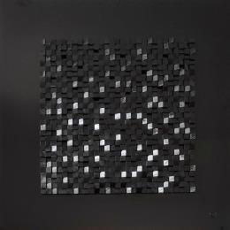 Painting Jungle by Bauquel Véronique | Painting Abstract Gluing Minimalist