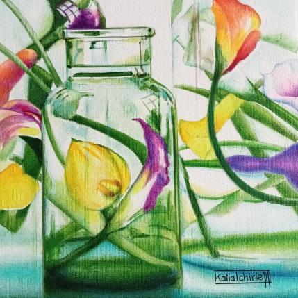 Peinture Tourbillons par Tchirieff Katia | Tableau Figuratif Huile Natures mortes