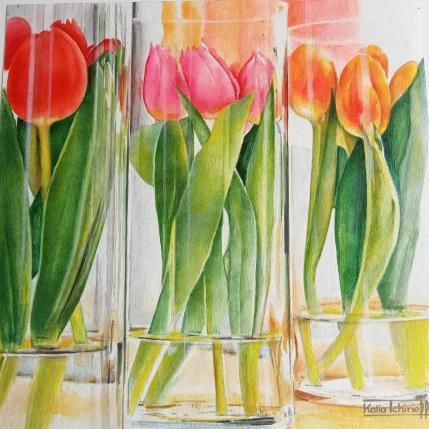 Peinture Transparences par Tchirieff Katia | Tableau Figuratif Huile Natures mortes