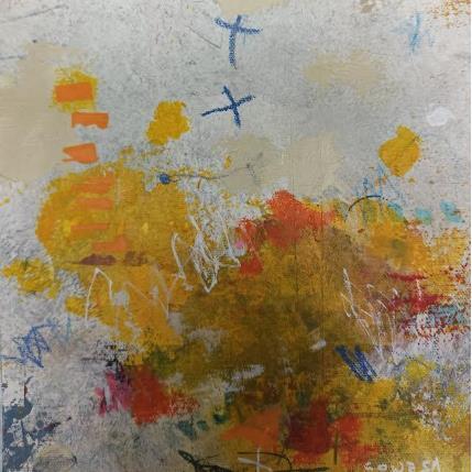 Painting Amarillos by Jiménez Conesa Francisco | Painting Abstract Acrylic, Charcoal Pop icons