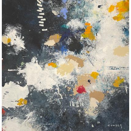 Painting Azules by Jiménez Conesa Francisco | Painting Abstract Acrylic, Charcoal Minimalist