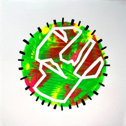 Peinture -Twins 1 par Detovart | Tableau Art Singulier Acrylique Portraits