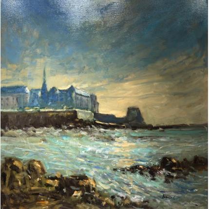 Peinture Lumière du jour à St Malo par Greco Salvatore | Tableau Figuratif Huile