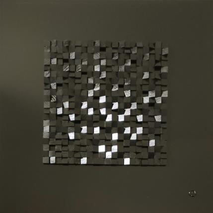 Painting Sybil by Bauquel Véronique | Painting Abstract Gluing Minimalist