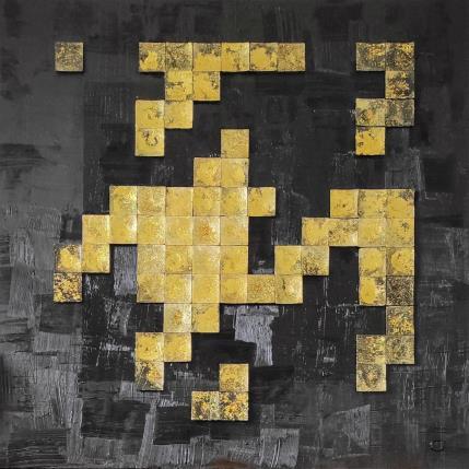 Painting Fashion Week by Bauquel Véronique | Painting Abstract Gluing Minimalist