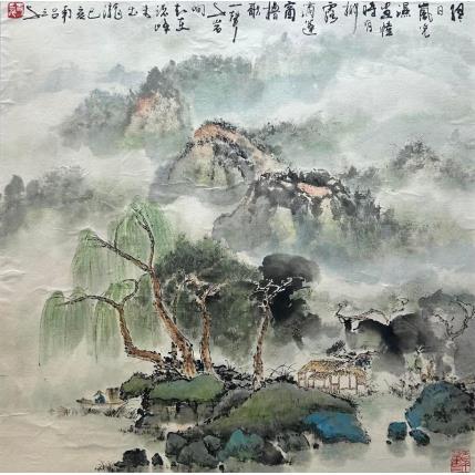 Gemälde A fine day von Sanqian | Gemälde Figurativ Aquarell, Tinte