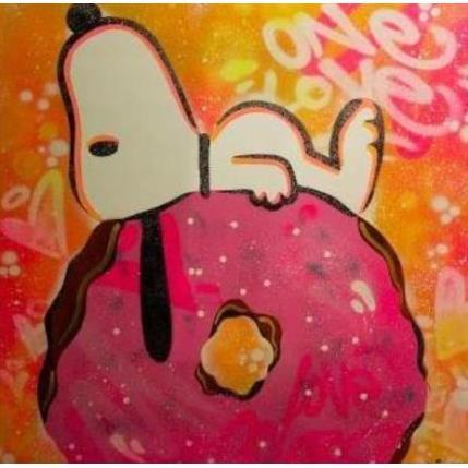 Peinture Dream's Donut par Kedarone | Tableau Pop-art Acrylique, Graffiti Icones Pop