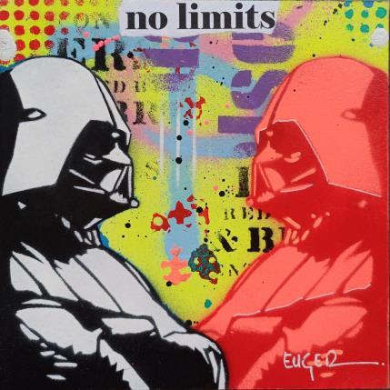 Peinture RED AND BLACK VADOR par Euger Philippe | Tableau Pop-art Acrylique, Collage Icones Pop