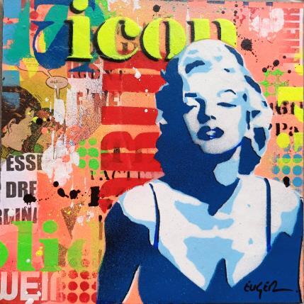 Peinture ICON par Euger Philippe | Tableau Pop-art Acrylique, Collage Icones Pop