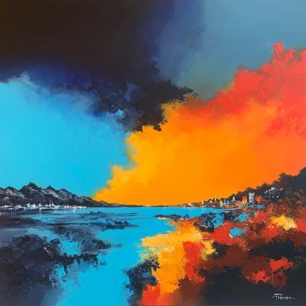 Peinture Once upon a time par Pienon Cyril | Tableau Figuratif Acrylique, Sable Marine, Paysages