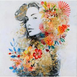 Peinture mi rita I par Bofill Laura | Tableau Figuratif Acrylique, Résine Portraits