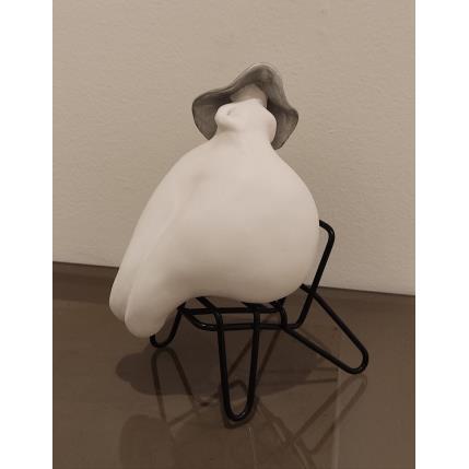 Sculpture Opale par Silve Aude | Sculpture Figuratif Acrylique, Céramique Minimaliste, Nu