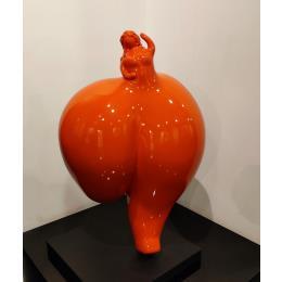 Sculpture Nina par Silve Aude | Sculpture Figuratif Résine Minimaliste, Nu