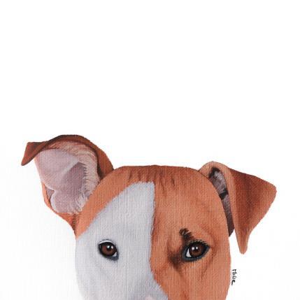 Peinture I SEE YOU 82 par Milie Lairie | Tableau Réalisme Acrylique Animaux