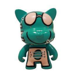 Sculpture Moon by Ralau | Sculpture Pop-art Acrylic, Posca Animals