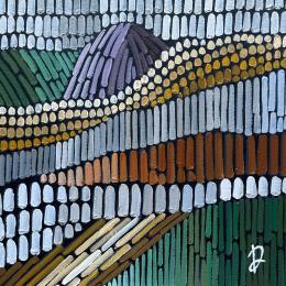 Peinture winter fields 1 par Dmitrieva Daria | Tableau Impressionnisme Acrylique Nature, Paysages