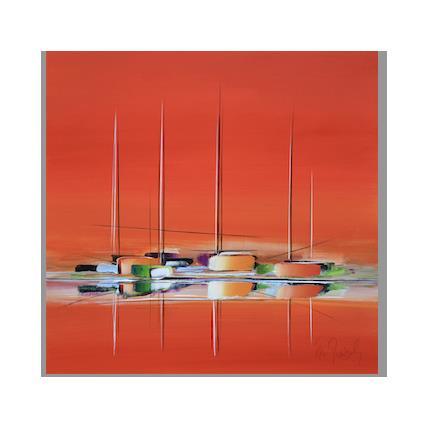 Pintura AUX COULEURS DE L'ÉTÉ por Munsch Eric | Pintura Figurative Acrylic, Oil Marine