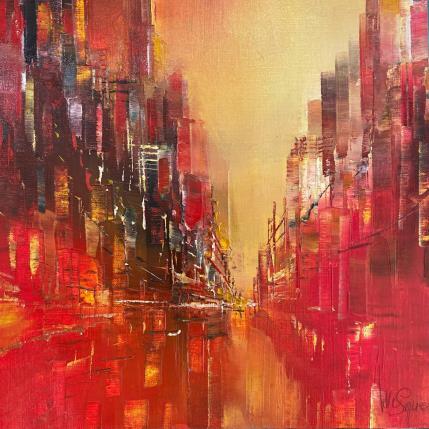 Painting Fuego by Levesque Emmanuelle | Painting  Oil