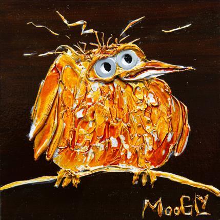 Peinture Altérophilus par Moogly | Tableau Art Singulier Acrylique, Carton, Pigments, Résine Animaux