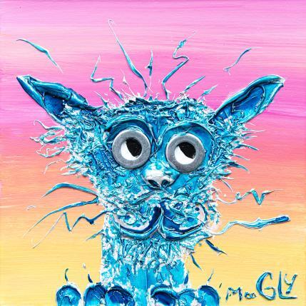 Painting Californius by Moogly | Painting Raw art Acrylic, Cardboard, Pigments, Resin Animals