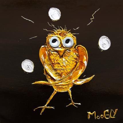 Painting Jonglus by Moogly | Painting Raw art Acrylic, Cardboard, Pigments, Resin Animals