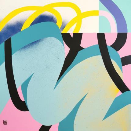 Peinture Big vision par Neibaf | Tableau Abstrait Acrylique, Graffiti Minimaliste, Paysages