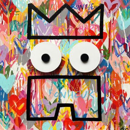 Peinture MON POTE par Mam | Tableau Street Art Acrylique Icones Pop, Minimaliste, Portraits