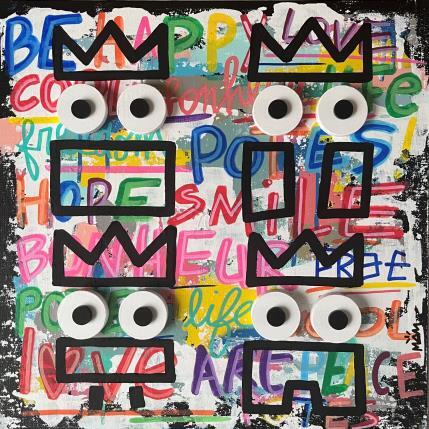 Peinture LES POTOS par Mam | Tableau Pop-art Acrylique Icones Pop, Portraits, Société