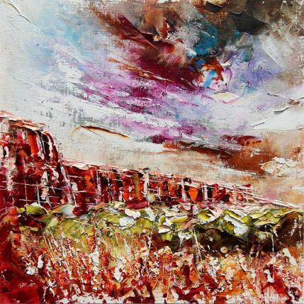 Peinture Arizona's wind par Reymond Pierre | Tableau Figuratif Huile Paysages