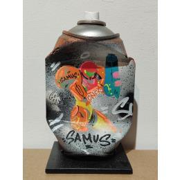 Sculpture Samus by Kedarone | Sculpture Pop-art Acrylic, Graffiti Pop icons