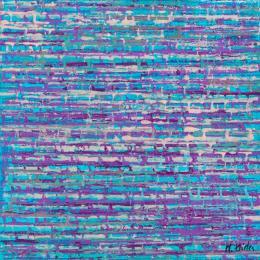 Peinture Zénith 1 par Hirléa Marina | Tableau Abstrait Huile