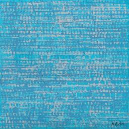 Peinture Lagune  4 par Hirléa Marina | Tableau Abstrait Huile