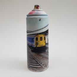 Sculpture Fcuk par Lassalle Ludo | Sculpture Street Art Acrylique, Graffiti, Métal Architecture, Paysages, Urbain