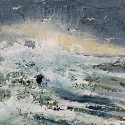 Peinture Mouvement par Ortis-Bommarito Nicole | Tableau Figuratif Acrylique Marine