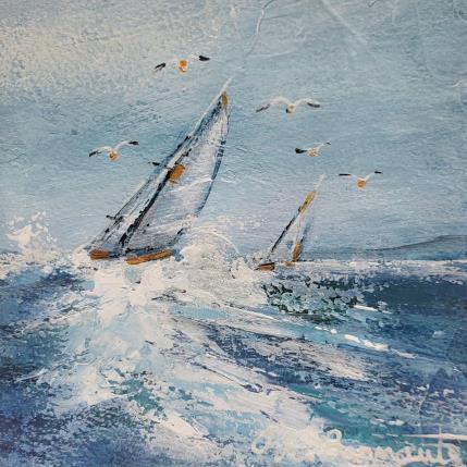 Gemälde Alizé von Ortis-Bommarito Nicole | Gemälde Figurativ Acryl Marine, Pop-Ikonen