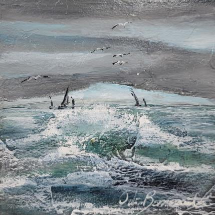 Peinture On se retrouvera par Ortis-Bommarito Nicole | Tableau Figuratif Acrylique Marine