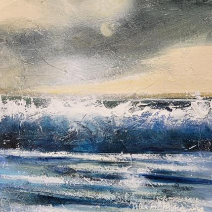 Gemälde Lune von Ortis-Bommarito Nicole | Gemälde Figurativ Acryl Marine