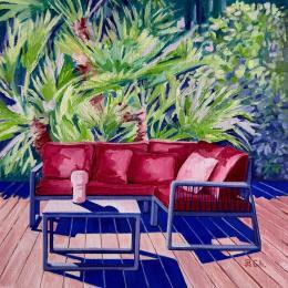 Painting Fremissement by Chassagnette Béatrice | Painting Figurative Oil Nature, Pop icons