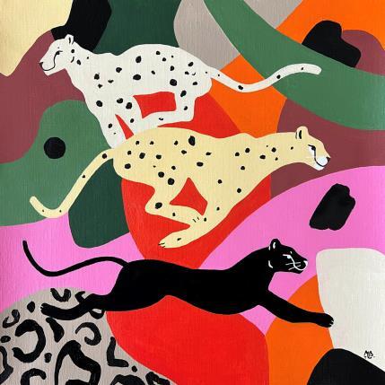 Peinture Trio forever par Birsak Mariah | Tableau Figuratif Acrylique