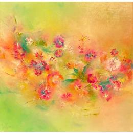 Peinture Fragance par Levesque Emmanuelle | Tableau  Huile