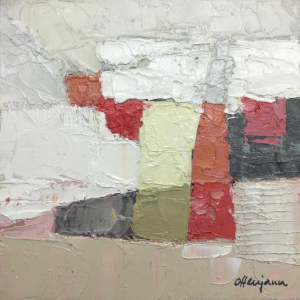 Gemälde Délicatement coloré von Ottenjann Andrea | Gemälde Abstrakt Acryl Minimalistisch