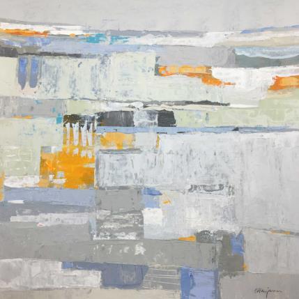 Pintura White light por Ottenjann Andrea | Pintura Abstract Acrylic Minimalist