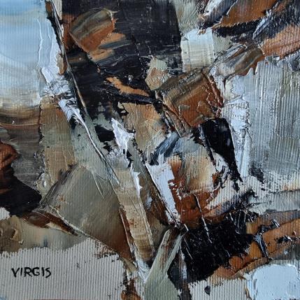 Pintura Old forest por Virgis | Pintura Abstract Oil Minimalist