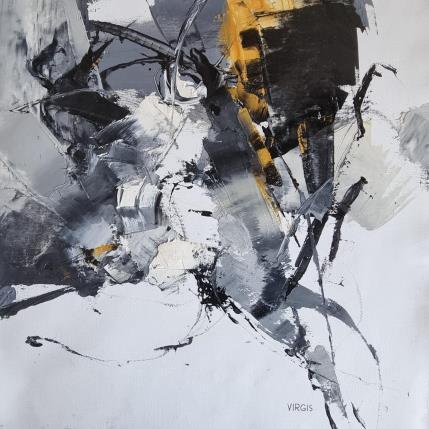 Pintura Causes and consiquances por Virgis | Pintura Abstract Oil Black & White